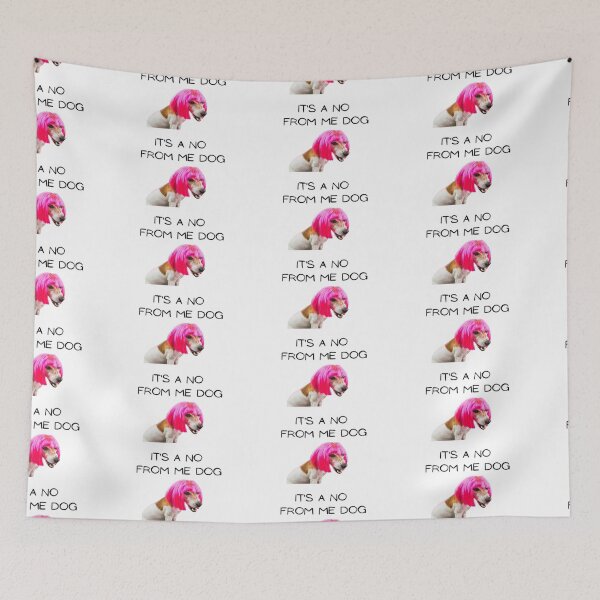 Item preview, It's a No From Me Dog Randy Jackson Quote designed and sold by LILAC-INFANT.