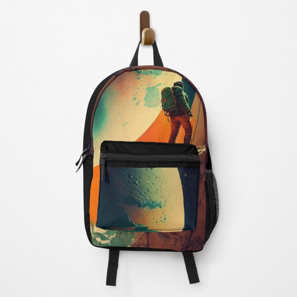 Item preview, Alpinist Climbing Space, Vintage Surrealist designed and sold by Synthetic-Dream.