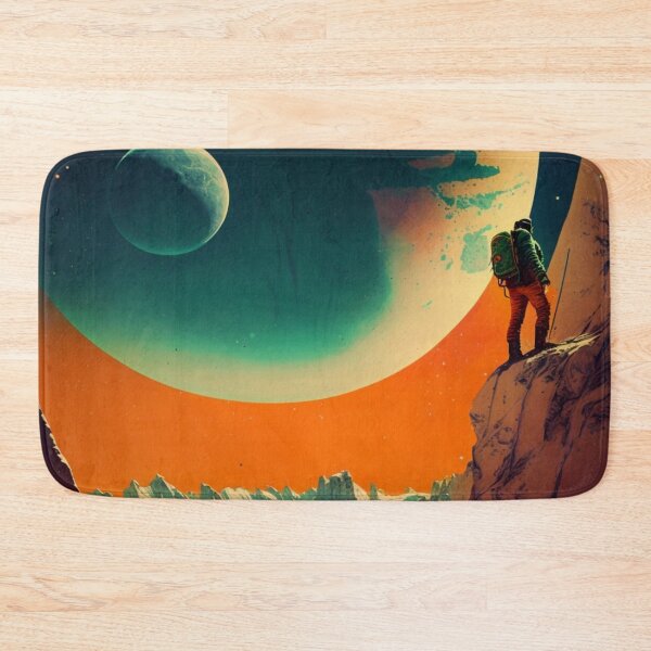 Item preview, Alpinist Climbing Space, Vintage Surrealist designed and sold by Synthetic-Dream.