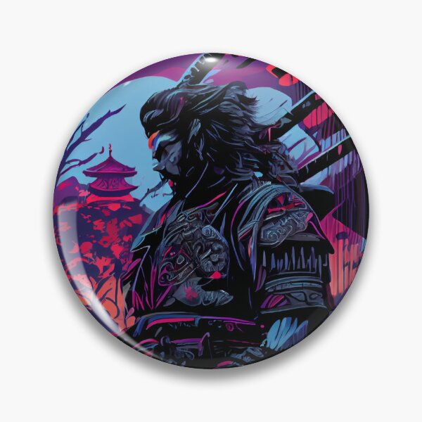 Item preview, Synthwave Samurai designed and sold by pedrogag.