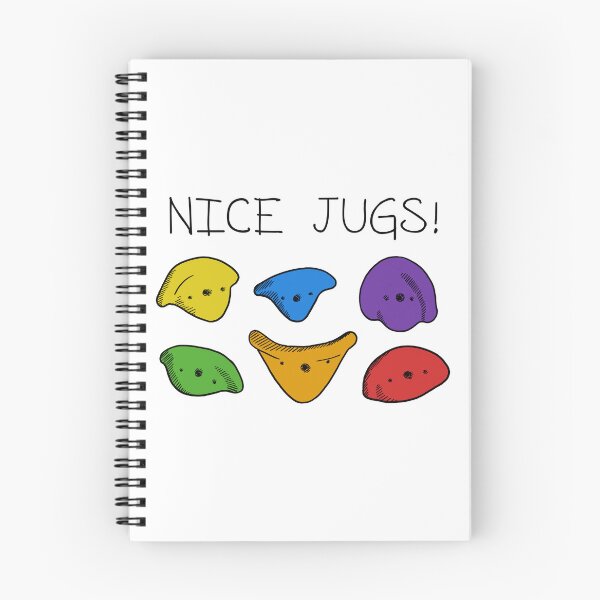 Item preview, Nice Jugs! Climbing Pun - Coloured designed and sold by Tom Napper Design.