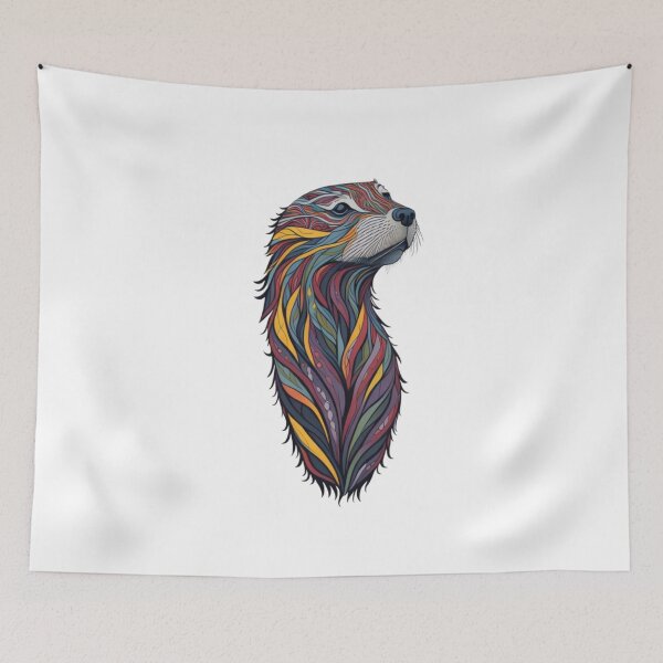 Item preview, Mandala Otter designed and sold by IlustracionesLF.