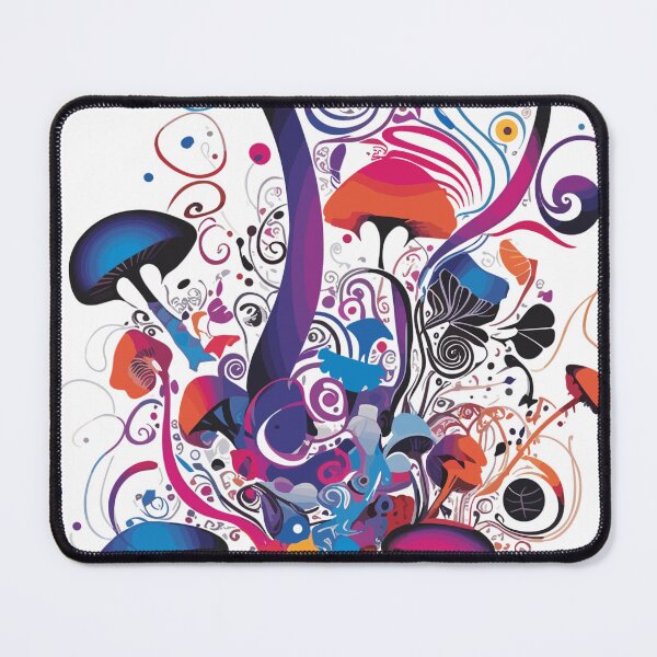 Item preview, Magic Mushroom Floral Trippy Psychedelic | Psychedelic Mushroom Fusion | Mind Exploration Creation designed and sold by mindexploration.