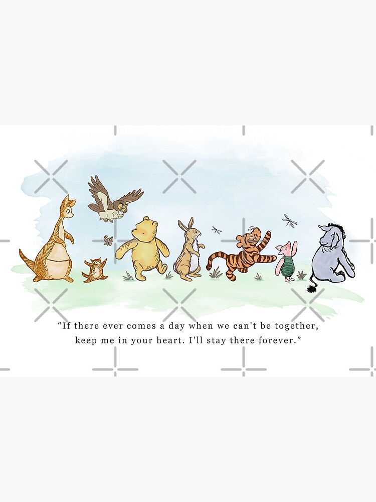 Discover Classic Winnie the Pooh and Friends Premium Matte Vertical Poster