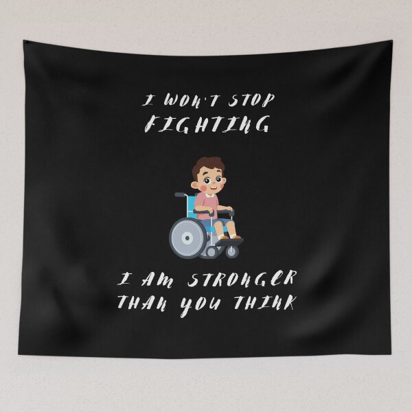 Item preview, I won't stop fighting I am stronger than you think designed and sold by BababuuuPrint.
