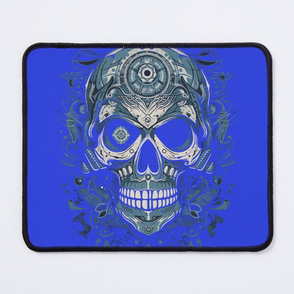 Item preview, Reaper pirate skull designed and sold by TheInspiredAI.