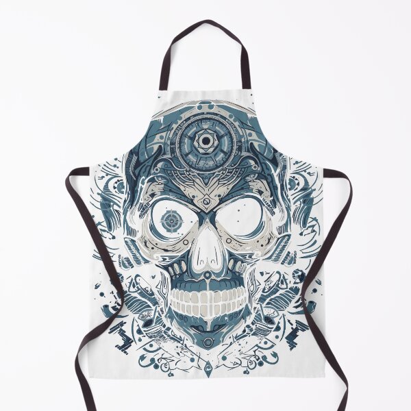 Item preview, Reaper pirate skull designed and sold by TheInspiredAI.