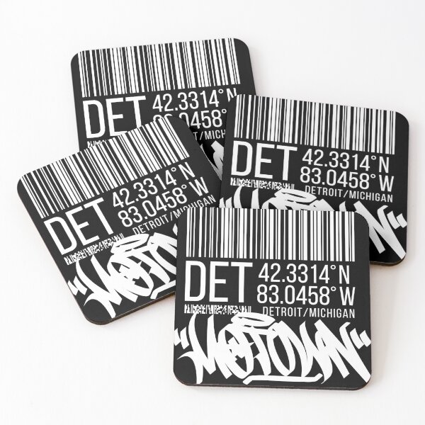 Item preview, Detroit, MI (white) designed and sold by ICYMI-DZNS.
