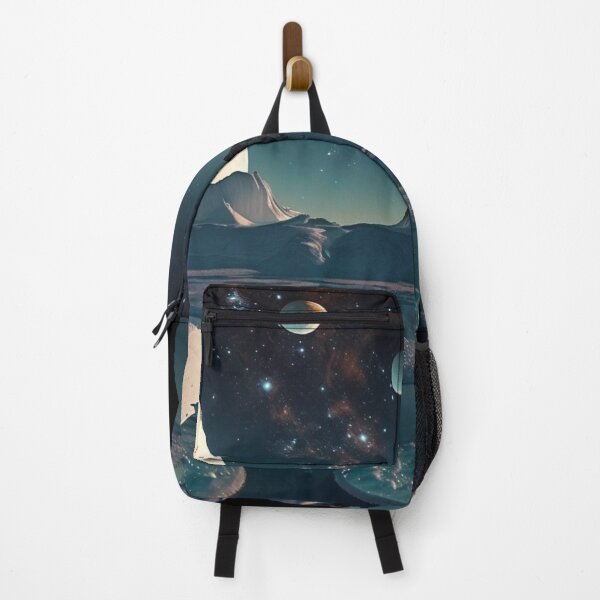 Item preview, Space Ice Glacier, Vintage Surrealist designed and sold by Synthetic-Dream.