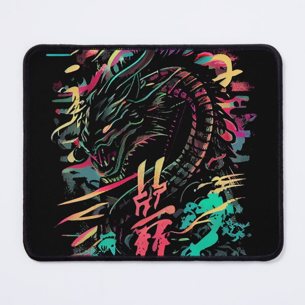 Item preview, Synthwave Chinese Dragon designed and sold by pedrogag.