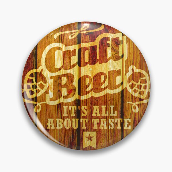 Item preview, Craft Beer Emblem, wood designed and sold by Spassprediger.