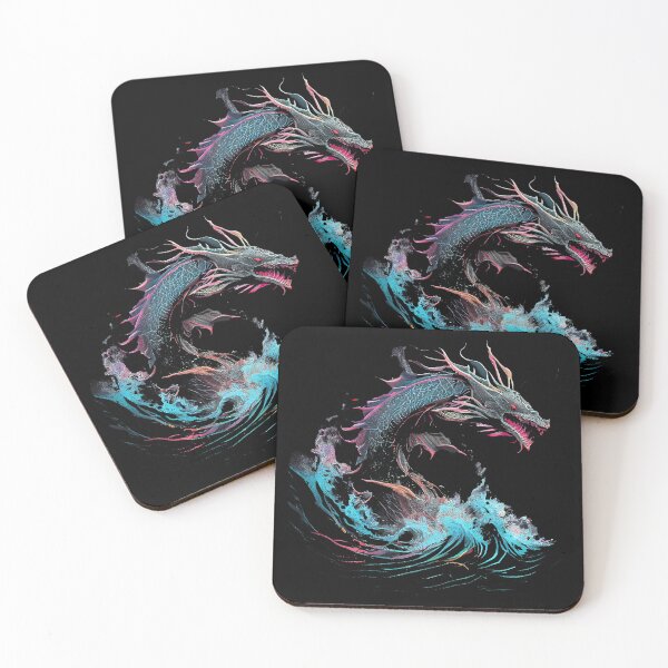 Item preview, Synthwave Chinese Dragon designed and sold by pedrogag.