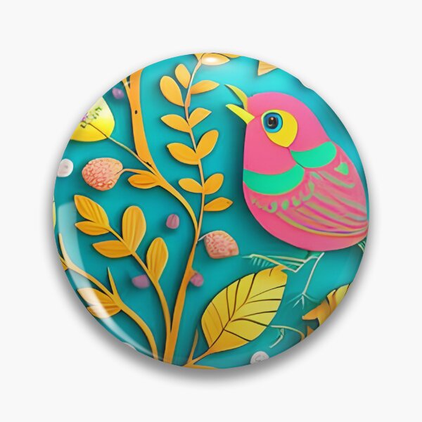 Item preview, Do it yourself style: Birdy in the Cyan Field designed and sold by JoanNinjaHen.