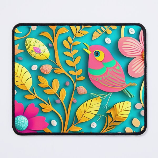 Item preview, Do it yourself style: Birdy in the Cyan Field designed and sold by JoanNinjaHen.