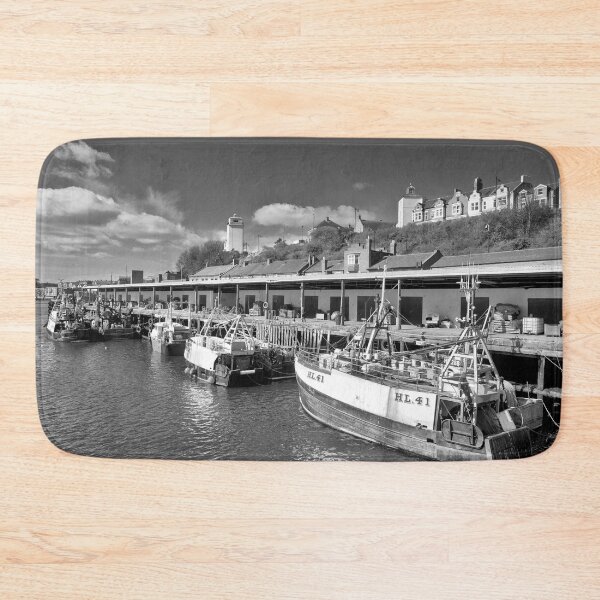 Item preview, Monochrome North Shields Fish Quay designed and sold by Violaman.