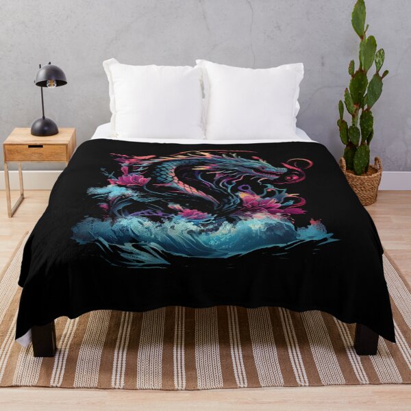 Item preview, Synthwave Chinese Dragon designed and sold by pedrogag.