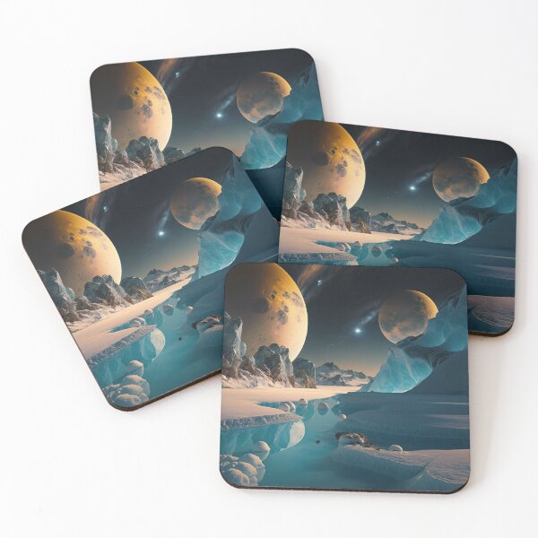 Item preview, Surrealist Space Ice Sheets designed and sold by Synthetic-Dream.