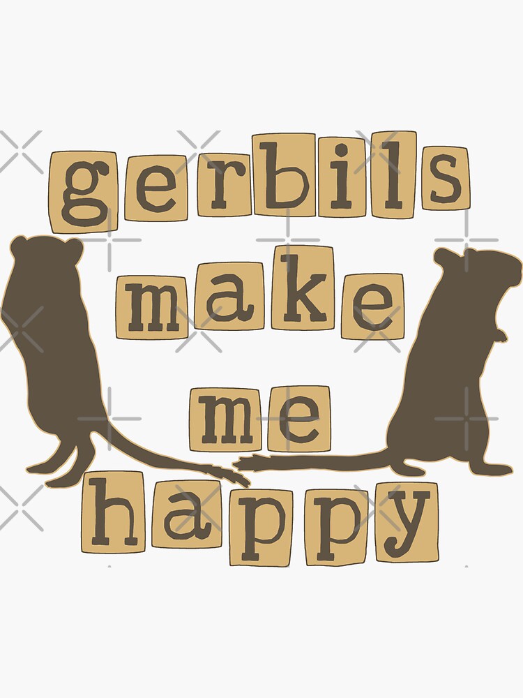 Vintage Retro Gerbils Make Me Happy Gerbil Lovers T-Shirt Vintage Retro Gerbils Make Me Happy Gerbil Lovers T-Shirt