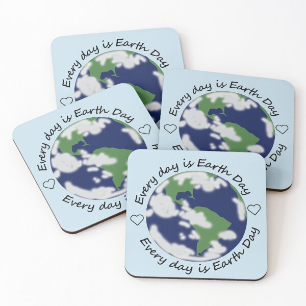 Item preview, Every Day is Earth Day Eco Hearts designed and sold by ellenhenry.