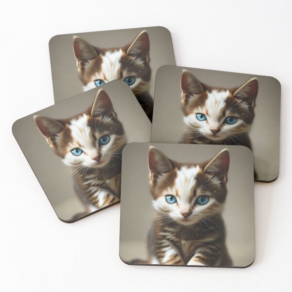 Item preview, Cute kitten with blue eyes. designed and sold by SheepAttack.