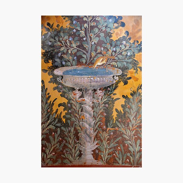Item preview, Fresco from the viridarium of the Villa of Poppea at Oplontis designed and sold by likiska.