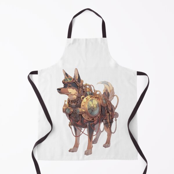 Item preview, Steampunk Armored Security Dog designed and sold by weirdrt.