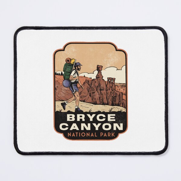 Aperçu de l'œuvre Bryce Canyon Vintage Backpacking créée et vendue par HalpinDesign.