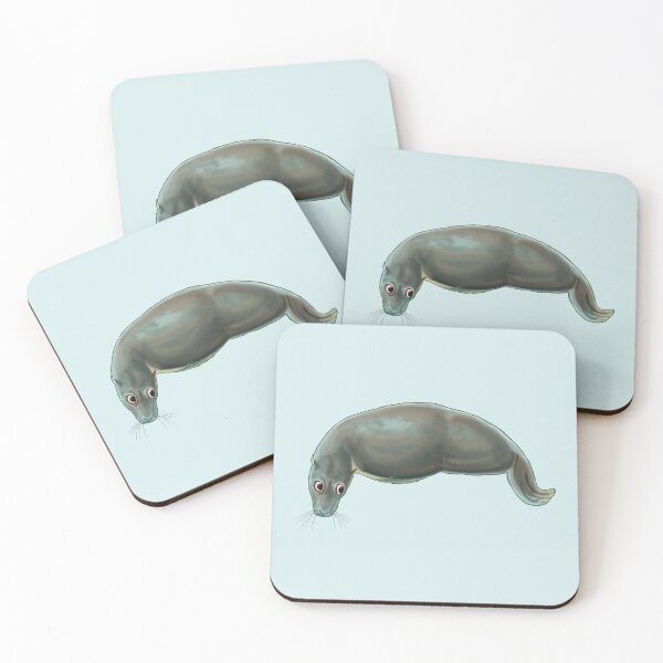 Item preview, Side Eye Sealion painting designed and sold by AK-Hevonen.
