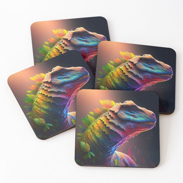 Item preview, Dinosaur in surreal colors designed and sold by Cr-AI-tive.