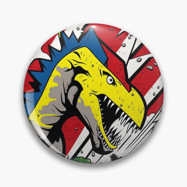 Artikelvorschau, Dinosaurier zum Thema Lichtenstein entworfen und verkauft von bhillegas3.