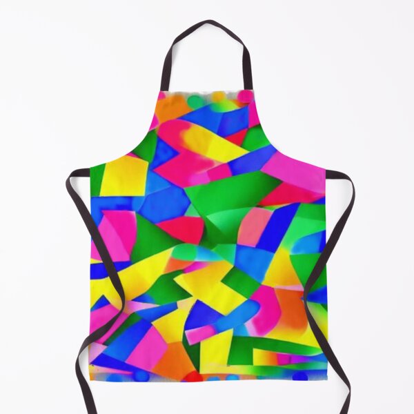 Aperçu de l'œuvre formes irrégulières chevauchant des rubans gais couleurs populaires à la mode créée et vendue par JaroDesign2023.
