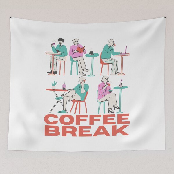 Item preview, Coffee break designed and sold by ThingsByHerkiel.
