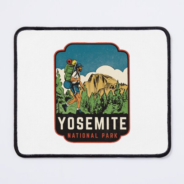 Aperçu de l'œuvre Yosemite Vintage Backpacking créée et vendue par HalpinDesign.