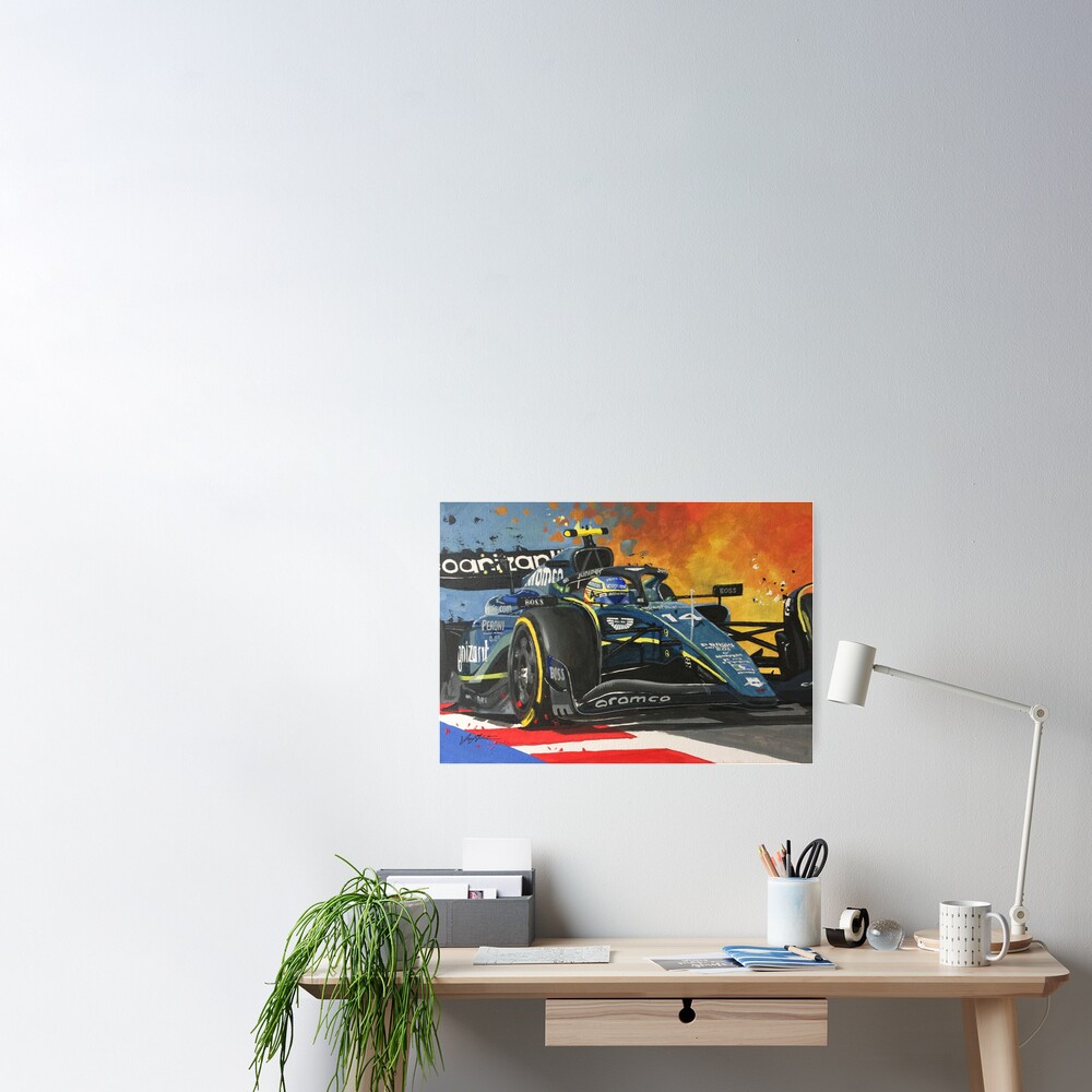 Fernando Alonso Framed Art Print for Sale by MisterBear4289