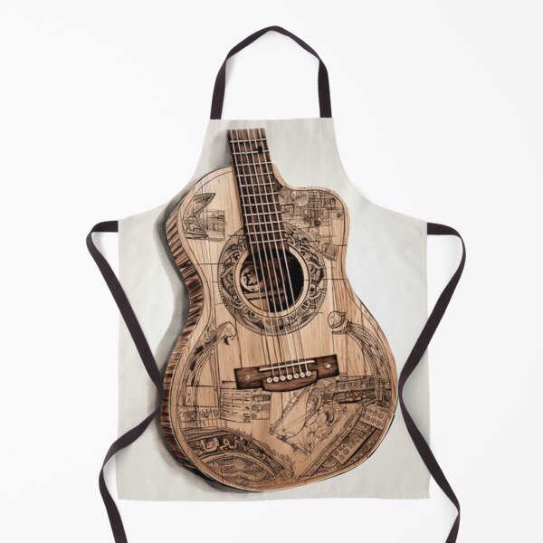 Aperçu de l'œuvre Sleek guitar design. créée et vendue par ChromaChameleon.