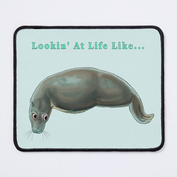 Item preview, Side Eye Sealion painting designed and sold by AK-Hevonen.