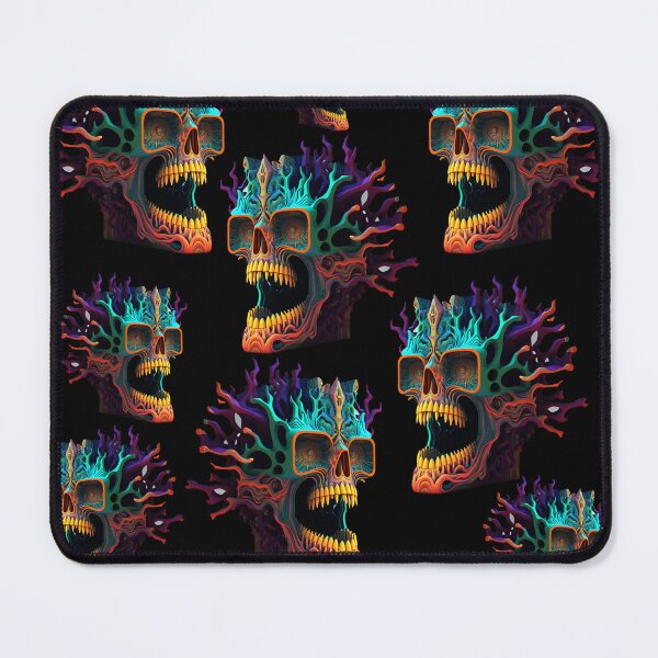 Item preview, psychedelic skull designed and sold by Kalka088.
