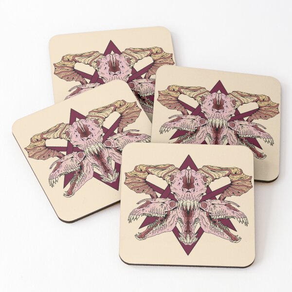 Item preview, 3 Headed Demon on Unicursal Hexagram designed and sold by RaccoonBile.