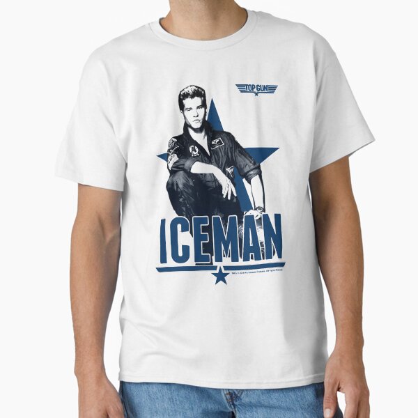 Vista previa del artículo con la obra «Retrato de Top Gun Iceman Póster», diseñado y vendido por FifthSun.