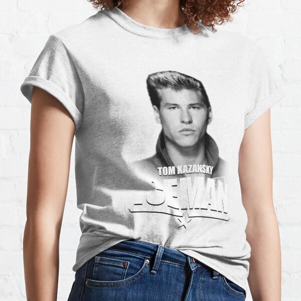 Top Gun Tom Kazansky Das Eismann-Porträt Classic T-Shirt