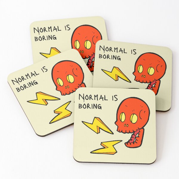 Item preview, Normal is boring designed and sold by GabyDark.