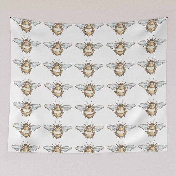Item preview, Beautiful Vintage Bee Pattern designed and sold by YourPattern.