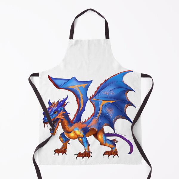 Item preview, Roaring Dragon in Blue & Orange (large) designed and sold by RADRussell.