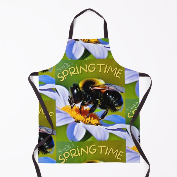Item preview, Springtime Bumblee Pollinator Colorful Native Gardens Design designed and sold by EarthArtDesigns.