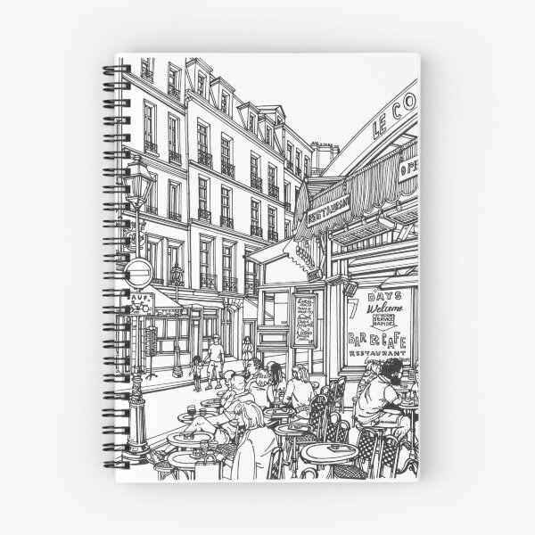 Item preview, Cafe in Paris designed and sold by LERILERA.