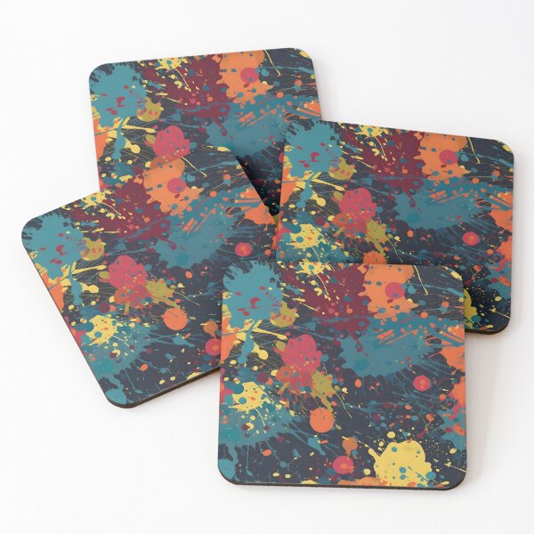 Item preview, Viberant splashes of paint designed and sold by CactusPan.
