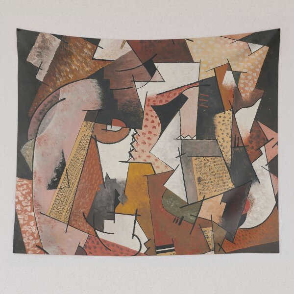 Aperçu de l'œuvre Georges Composition au papier journal créée et vendue par TeeARTHY.