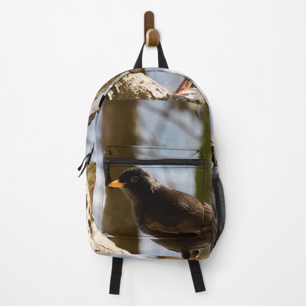 Item preview, In the middle of the U. Eurasian blackbird designed and sold by Jouko Lehto Photography.