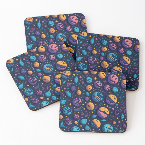 Item preview, Planets, Space Abstract Pattern designed and sold by Mimal9999.