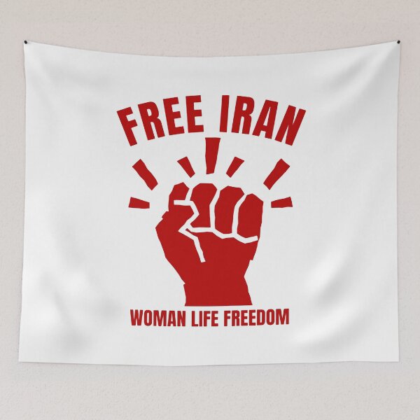 Item preview, Free Iran - Woman, Life, Freedom زن زندگی آزادی designed and sold by yoshra.